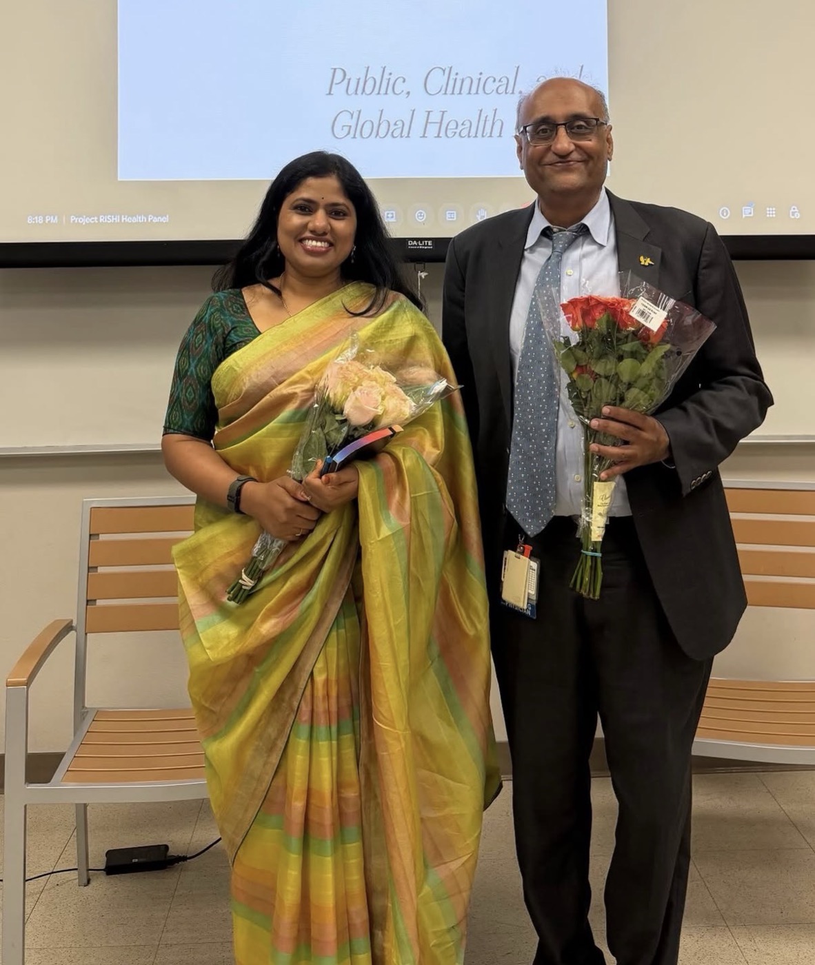 Guest speakers at Project RISHI's public, clinical, and global health panel